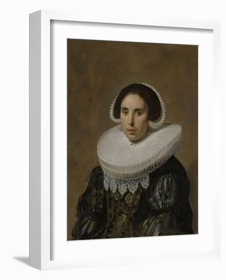 Portrait of a Woman, 1635-Frans Hals-Framed Art Print