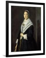 Portrait of a Woman, 1650-52-Frans Hals-Framed Giclee Print