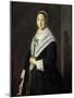 Portrait of a Woman, 1650-52-Frans Hals-Mounted Giclee Print