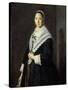 Portrait of a Woman, 1650-52-Frans Hals-Stretched Canvas