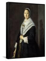 Portrait of a Woman, 1650-52-Frans Hals-Framed Stretched Canvas