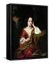 Portrait of a Woman, 1680-Nicolaes Maes-Framed Stretched Canvas