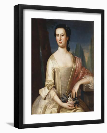 Portrait of a Woman, 1755-John Singleton Copley-Framed Giclee Print