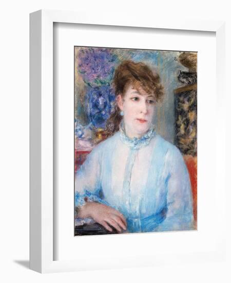 Portrait of a Woman, 1877-Pierre-Auguste Renoir-Framed Giclee Print