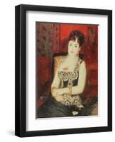 Portrait of a Woman, 1877-Pierre-Auguste Renoir-Framed Giclee Print