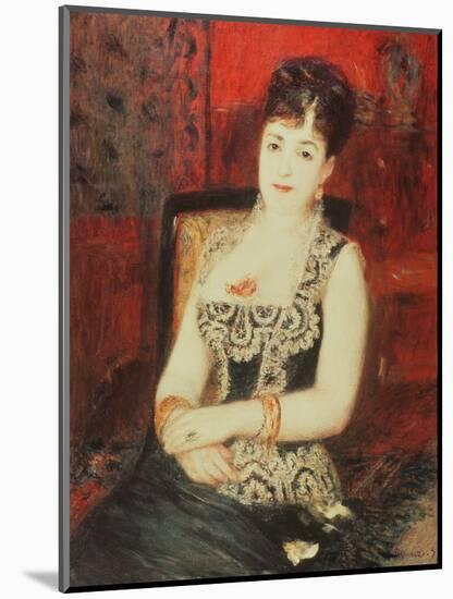 Portrait of a Woman, 1877-Pierre-Auguste Renoir-Mounted Giclee Print