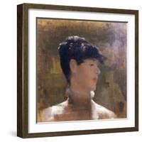 Portrait of a Woman, 1883 (Oil on Canvas)-John Lavery-Framed Giclee Print