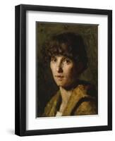 Portrait of a Woman, 1887-Giuseppe Pellizza da Volpedo-Framed Giclee Print