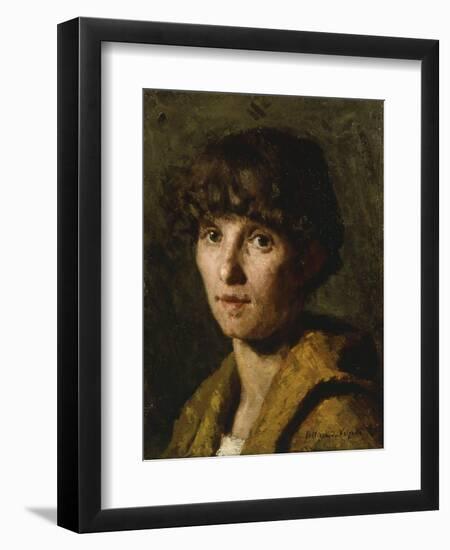 Portrait of a Woman, 1887-Giuseppe Pellizza da Volpedo-Framed Giclee Print