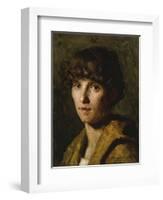 Portrait of a Woman, 1887-Giuseppe Pellizza da Volpedo-Framed Giclee Print