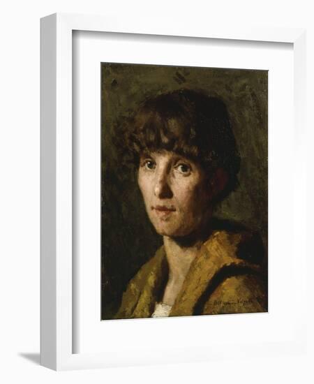 Portrait of a Woman, 1887-Giuseppe Pellizza da Volpedo-Framed Giclee Print