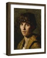Portrait of a Woman, 1887-Giuseppe Pellizza da Volpedo-Framed Giclee Print