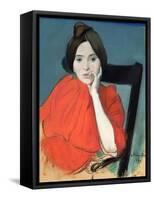 Portrait of a Woman, 1890-Louis Anquetin-Framed Stretched Canvas