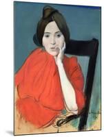 Portrait of a Woman, 1890-Louis Anquetin-Mounted Giclee Print