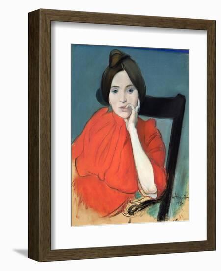 Portrait of a Woman, 1890-Louis Anquetin-Framed Giclee Print