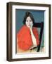 Portrait of a Woman, 1890-Louis Anquetin-Framed Premium Giclee Print