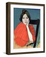 Portrait of a Woman, 1890-Louis Anquetin-Framed Giclee Print