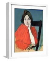 Portrait of a Woman, 1890-Louis Anquetin-Framed Giclee Print