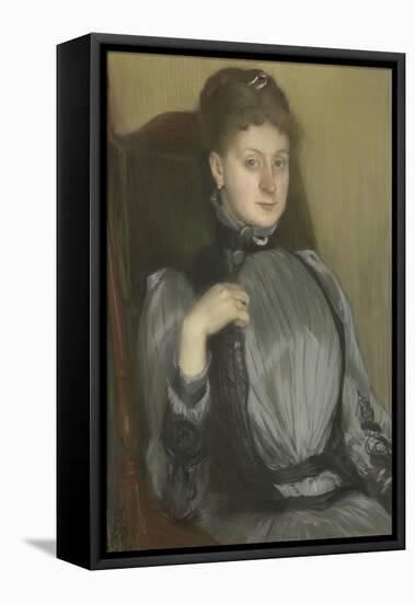 Portrait of a Woman, 1890-Jacques-emile Blanche-Framed Stretched Canvas