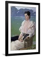 Portrait of a Woman, 1894-Anselmo Guinea-Framed Giclee Print