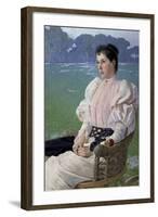 Portrait of a Woman, 1894-Anselmo Guinea-Framed Giclee Print