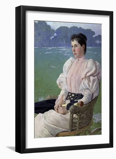 Portrait of a Woman, 1894-Anselmo Guinea-Framed Giclee Print