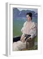 Portrait of a Woman, 1894-Anselmo Guinea-Framed Giclee Print