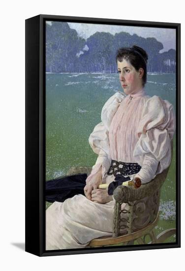 Portrait of a Woman, 1894-Anselmo Guinea-Framed Stretched Canvas