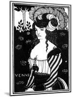 Portrait of a Woman, 1898-Aubrey Beardsley-Mounted Giclee Print