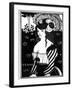 Portrait of a Woman, 1898-Aubrey Beardsley-Framed Giclee Print