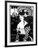 Portrait of a Woman, 1898-Aubrey Beardsley-Framed Giclee Print