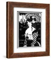 Portrait of a Woman, 1898-Aubrey Beardsley-Framed Giclee Print