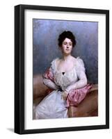 Portrait of a Woman, 1899-Raimundo De madrazo-Framed Giclee Print