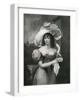 Portrait of a Woman, 18th Century-Nicholas-Framed Giclee Print