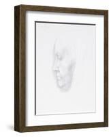 Portrait of a Woman, 1901 (Silver Point)-Alphonse Legros-Framed Giclee Print