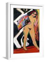 Portrait of a Woman, 1908-Ernst Ludwig Kirchner-Framed Giclee Print