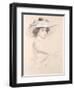 Portrait of a Woman, 1909-Paul Cesar Helleu-Framed Giclee Print