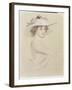 Portrait of a Woman, 1909-Paul Cesar Helleu-Framed Giclee Print