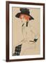 Portrait of a Woman, 1910-Egon Schiele-Framed Giclee Print