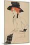 Portrait of a Woman, 1910-Egon Schiele-Mounted Giclee Print