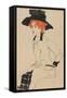 Portrait of a Woman, 1910-Egon Schiele-Framed Stretched Canvas