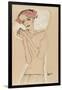 Portrait of a Woman, 1910-Egon Schiele-Framed Giclee Print