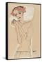 Portrait of a Woman, 1910-Egon Schiele-Framed Stretched Canvas