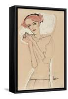 Portrait of a Woman, 1910-Egon Schiele-Framed Stretched Canvas