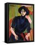 Portrait of a Woman, 1911-Ernst Ludwig Kirchner-Framed Stretched Canvas