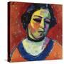 Portrait of a Woman, 1912-Alexej Von Jawlensky-Stretched Canvas