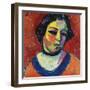 Portrait of a Woman, 1912-Alexej Von Jawlensky-Framed Giclee Print