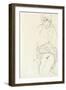 Portrait of a Woman, 1913-Egon Schiele-Framed Giclee Print