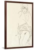 Portrait of a Woman, 1913-Egon Schiele-Framed Giclee Print