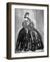 Portrait of a Woman, 19th Century-Constantin Guys-Framed Giclee Print